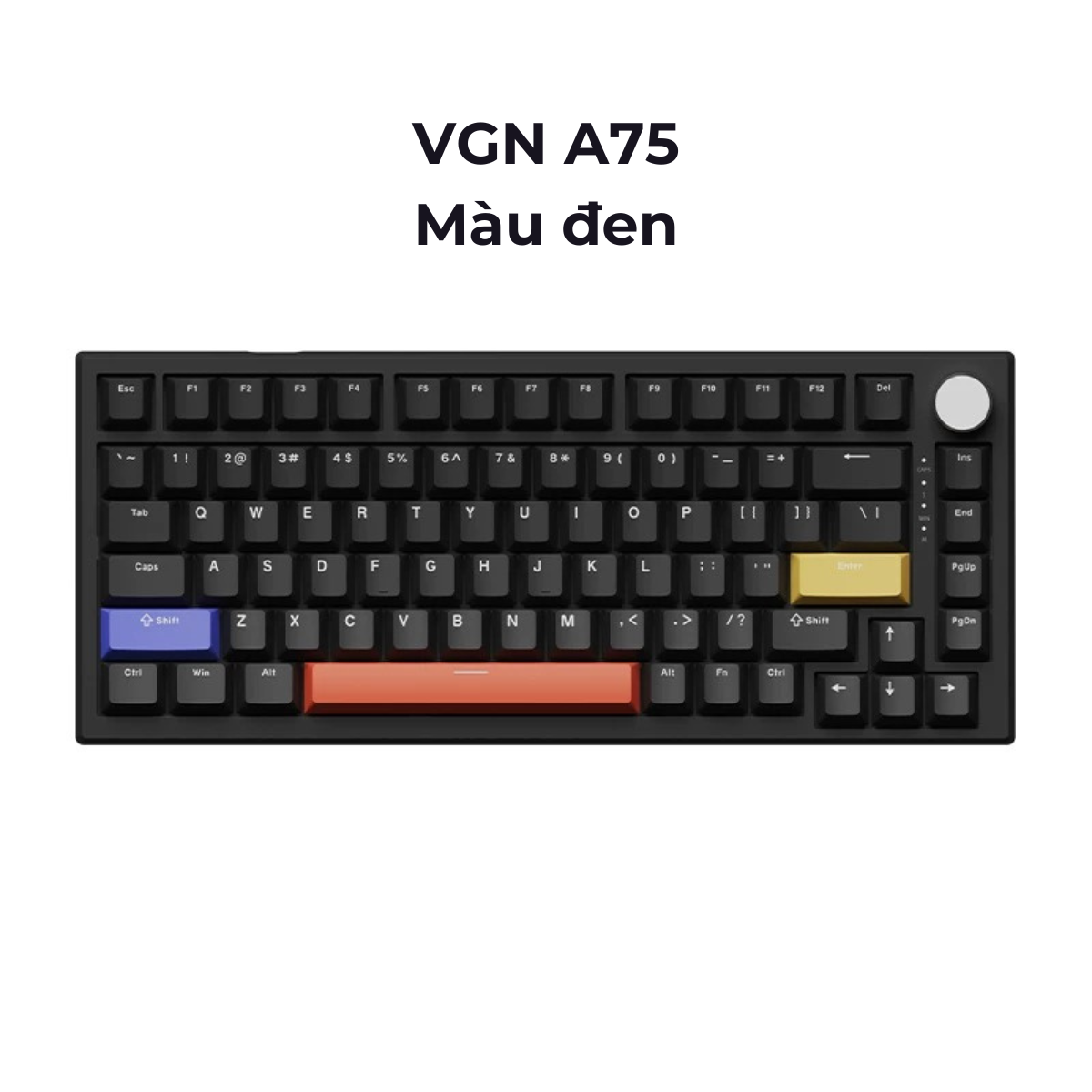 BÀN PHÍM CƠ GAMING HE VGN A75 HE | Rapid Trigger | 1000hz | RT 0.1mm
