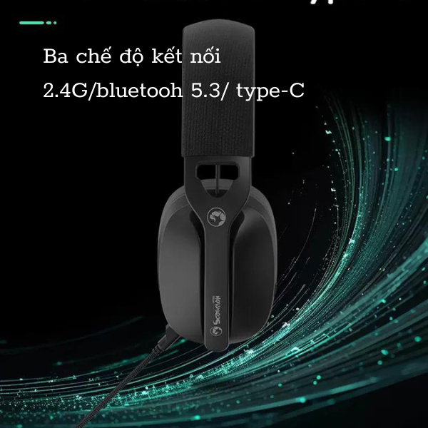 Monka Marvo Gt30 E-Sports Headphone Tri Mode Wireless