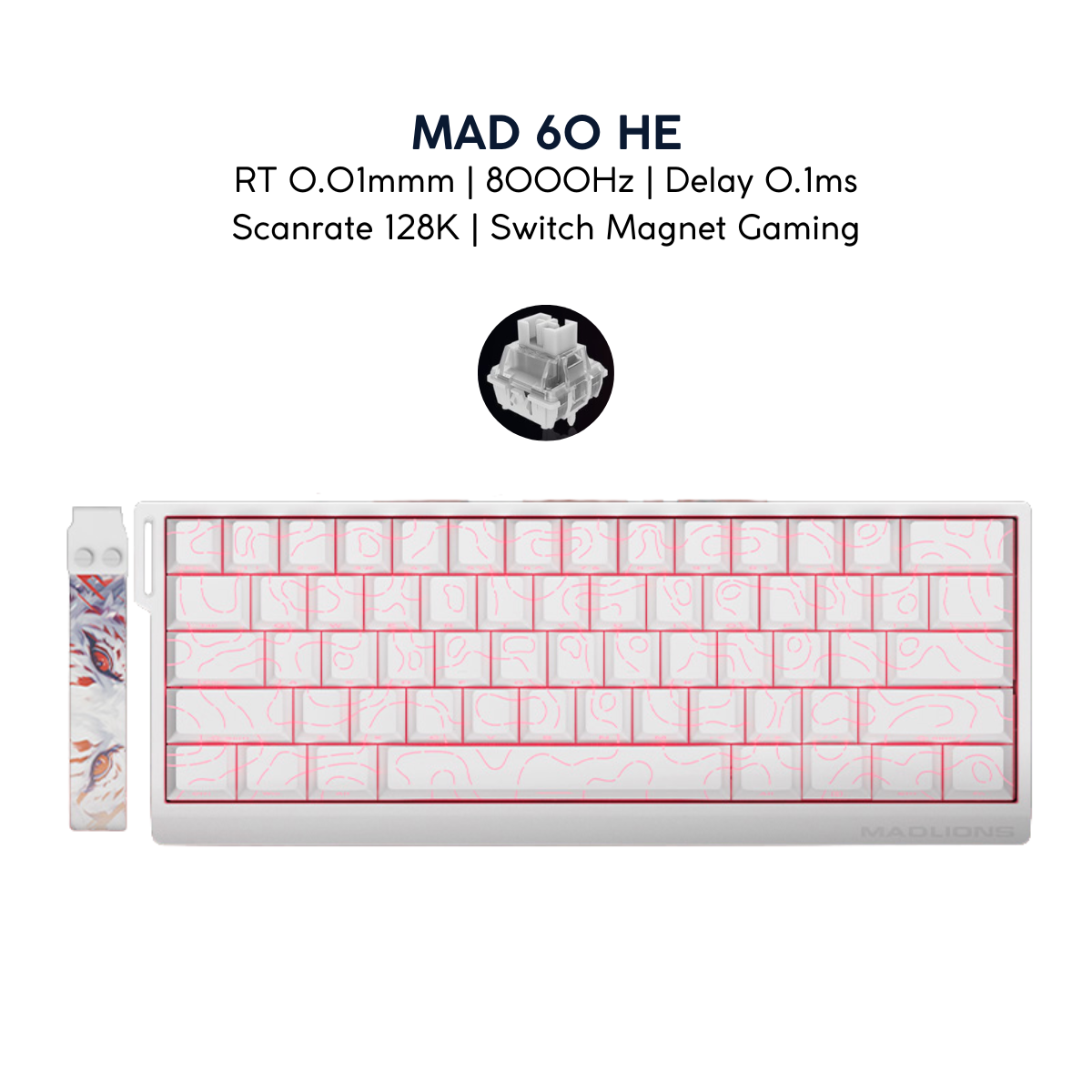 BÀN PHÍM CƠ GAMING HE MAD60 | MAD68 HE | Rapid Trigger | 1000hz | 8000hz