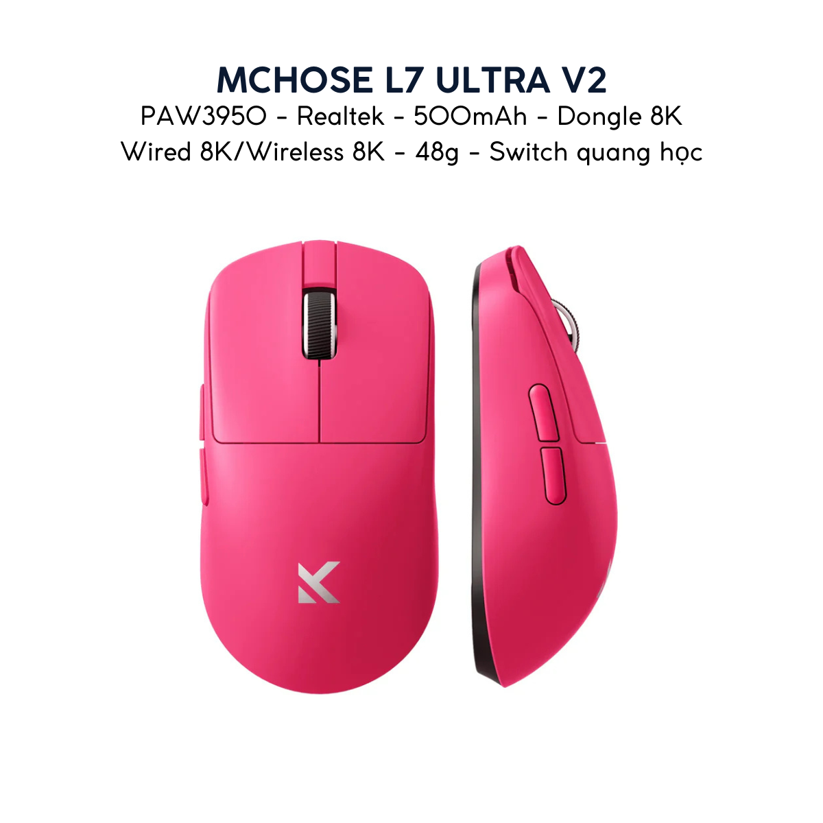 Chuột Gaming Không Dây MCHOSE L7 / L7 PRO / L7 ULTRA