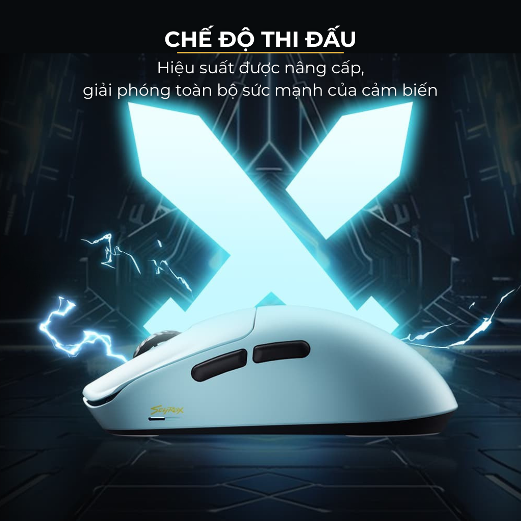 Chuột Gaming Không Dây Scyrox V6 – 8000Hz, 30K DPI, Siêu Nhẹ 40g