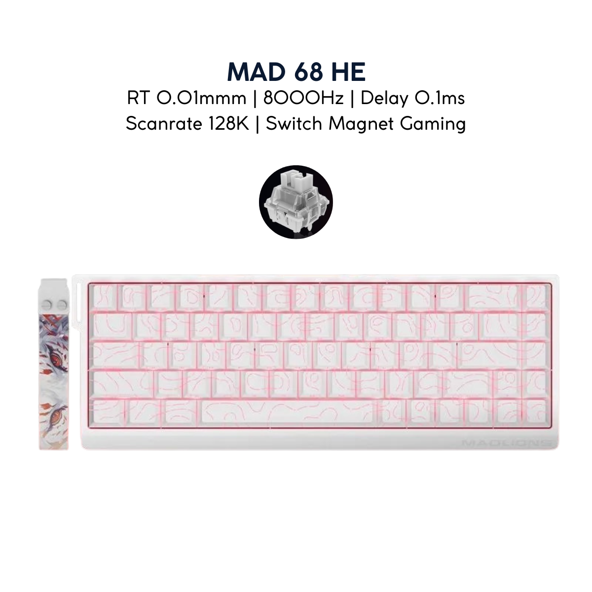 BÀN PHÍM CƠ GAMING HE MAD60 | MAD68 HE | Rapid Trigger | 1000hz | 8000hz