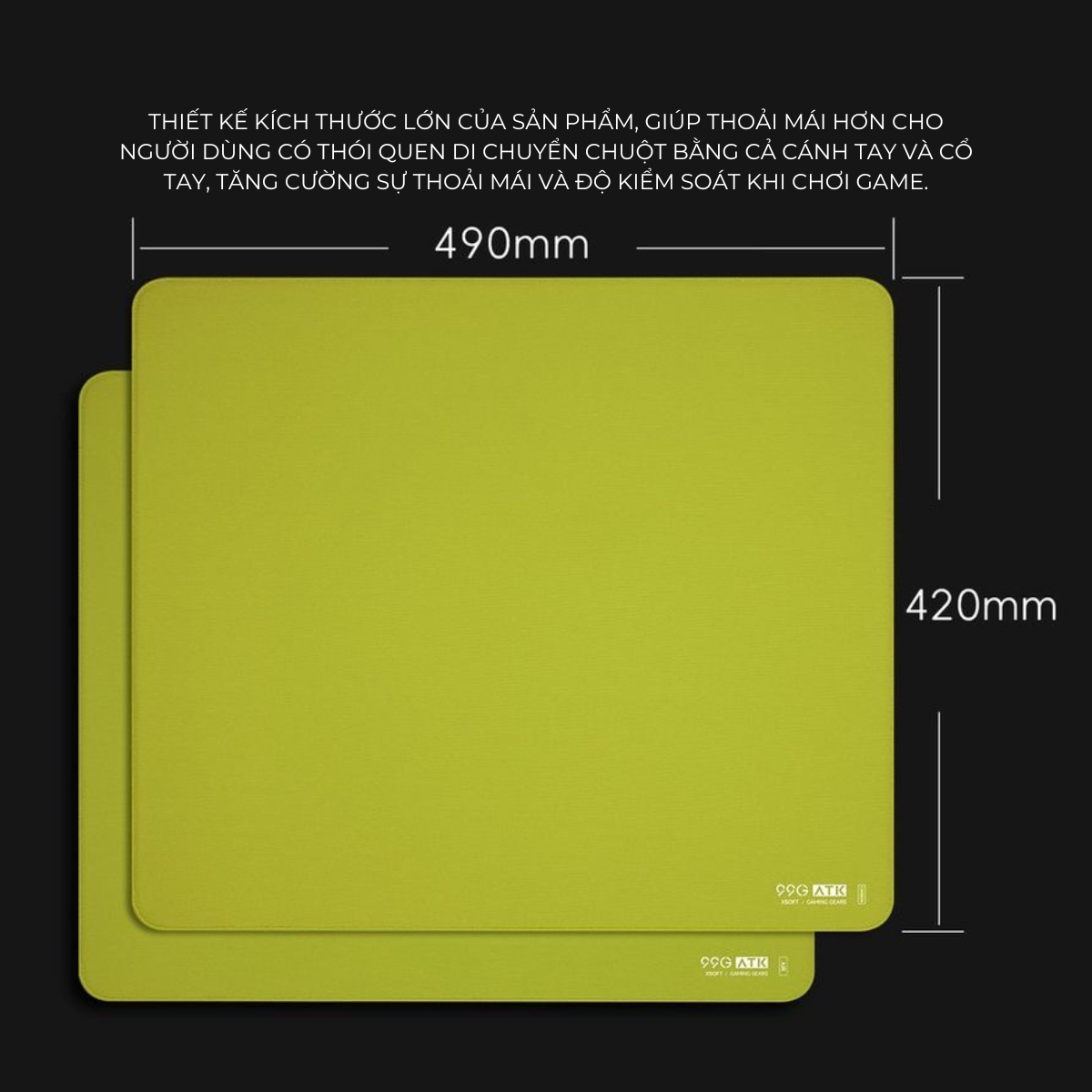 LÓT CHUỘT GAMING ATK 99G | PAD CHUỘT CHƠI GAME | SERIES MOUSE PAD