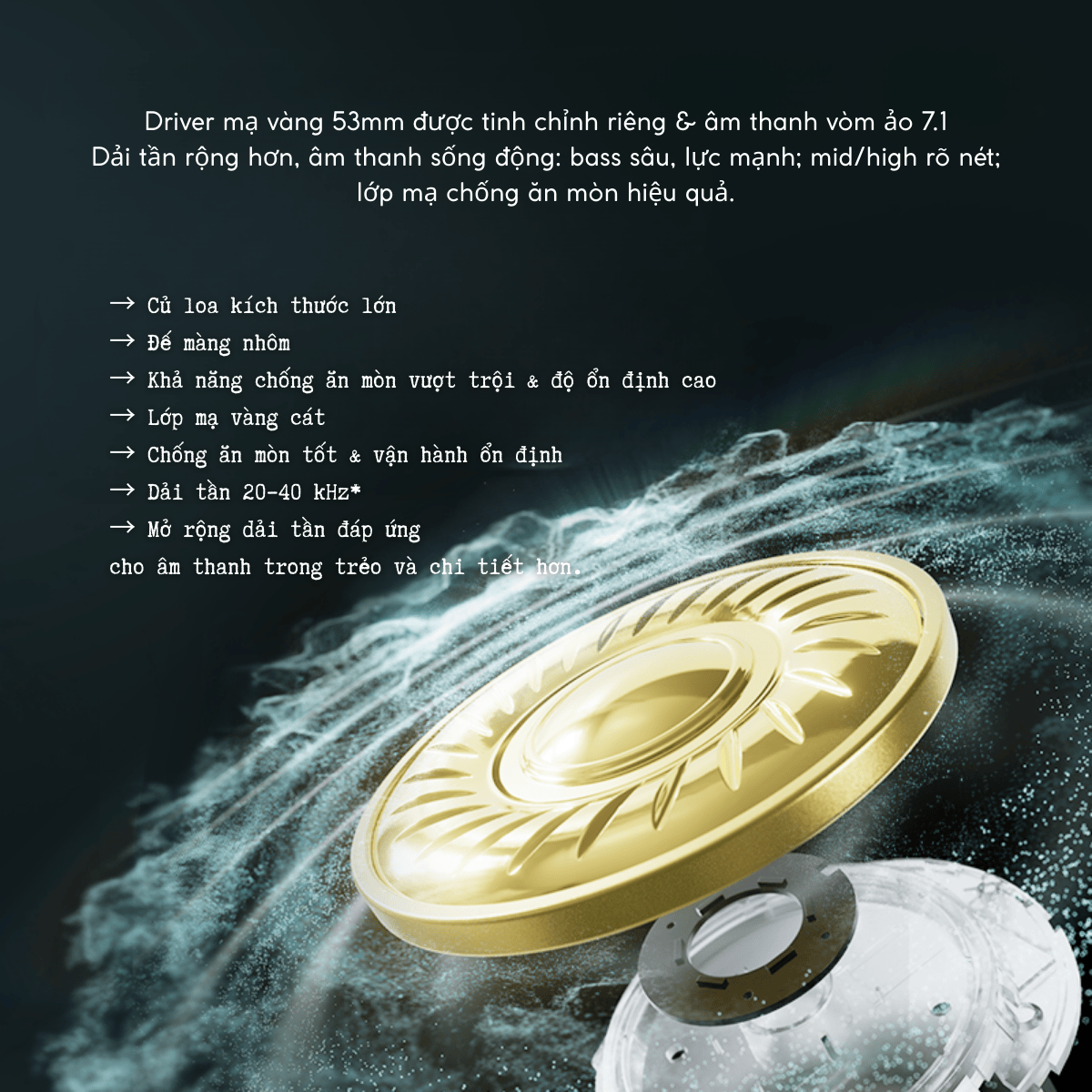 Tai Nghe Gaming Không Dây Đế Sạc VGN ZHOUTING PRO/PROMAX Driver dynamic 53mm, Xoay 90°, PIN 2000MAH, 120H Phạm vi 40m, V-SpeedX