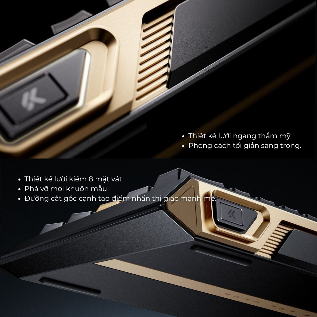 Bàn Phím Gaming HE MCHOSE GOD 60 – Full CNC, 16K Polling Rate, 256K Scan Rate, Rapid Trigger 0.001mm