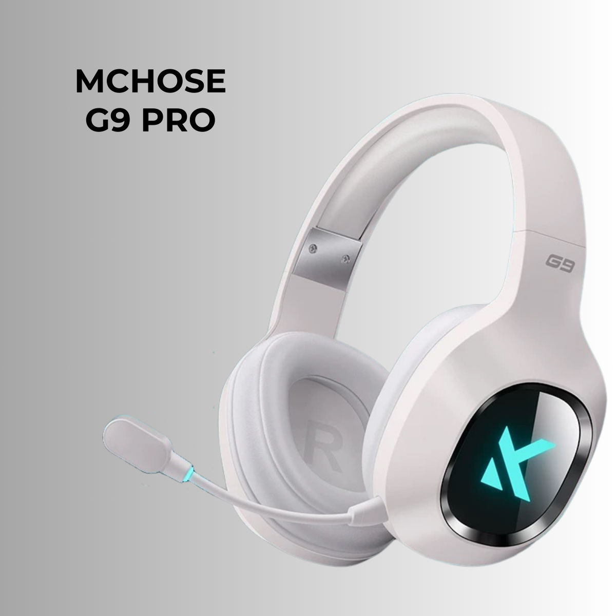 Tai nghe chụp tai bluetooth MCHOSE G9 PRO không dây 3 mode kết nối Micrô giảm tiếng ồn chủ động thông minh 360° AI