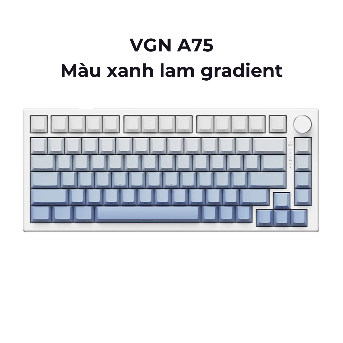 BÀN PHÍM CƠ GAMING HE VGN A75 HE | Rapid Trigger | 1000hz | RT 0.1mm