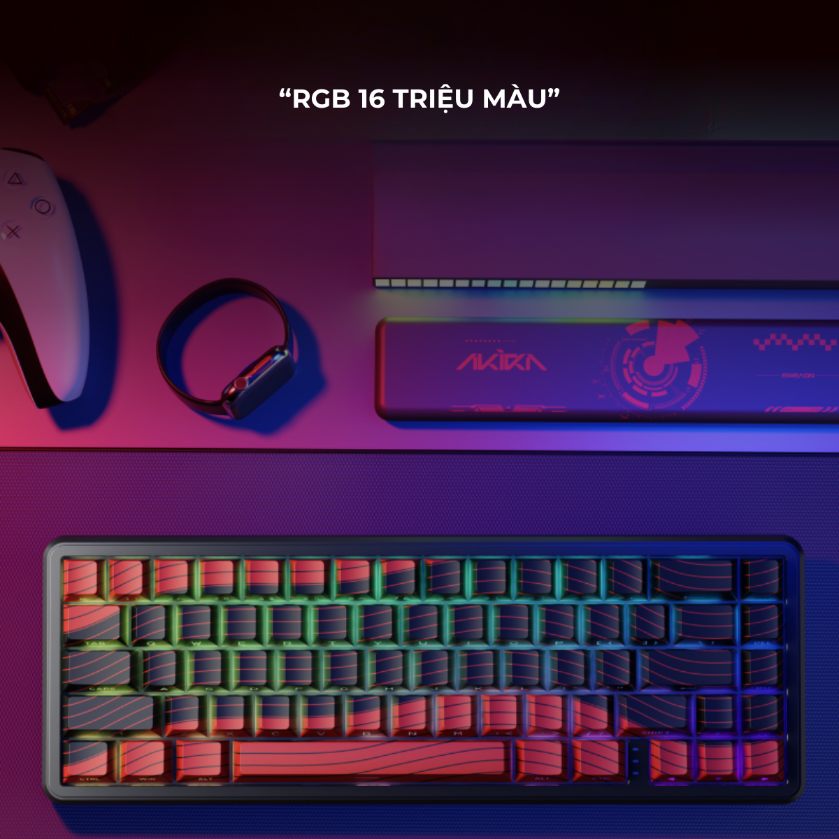 BÀN PHÍM CƠ GAMING HE BATTLE68 | Rapid Trigger | 1000hz | 8000hz
