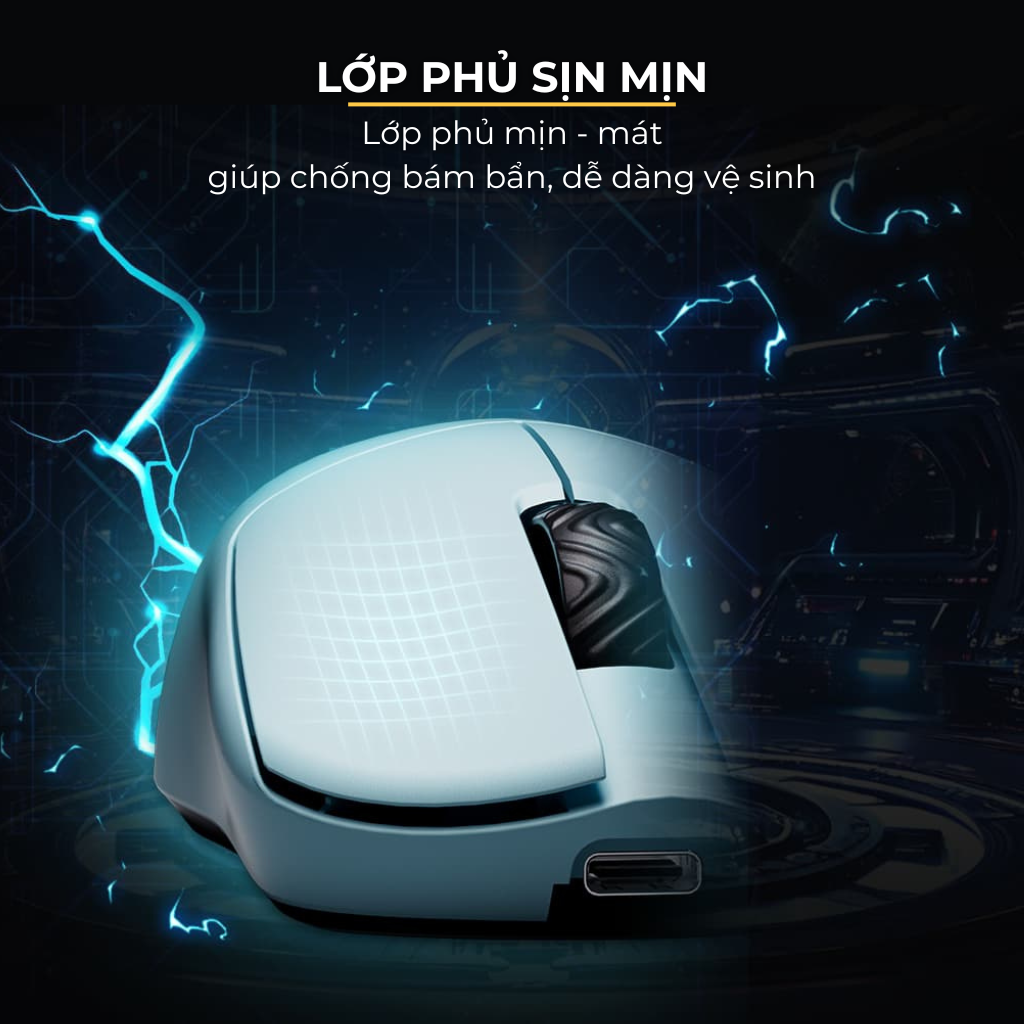 Chuột Gaming Không Dây Scyrox V6 – 8000Hz, 30K DPI, Siêu Nhẹ 40g