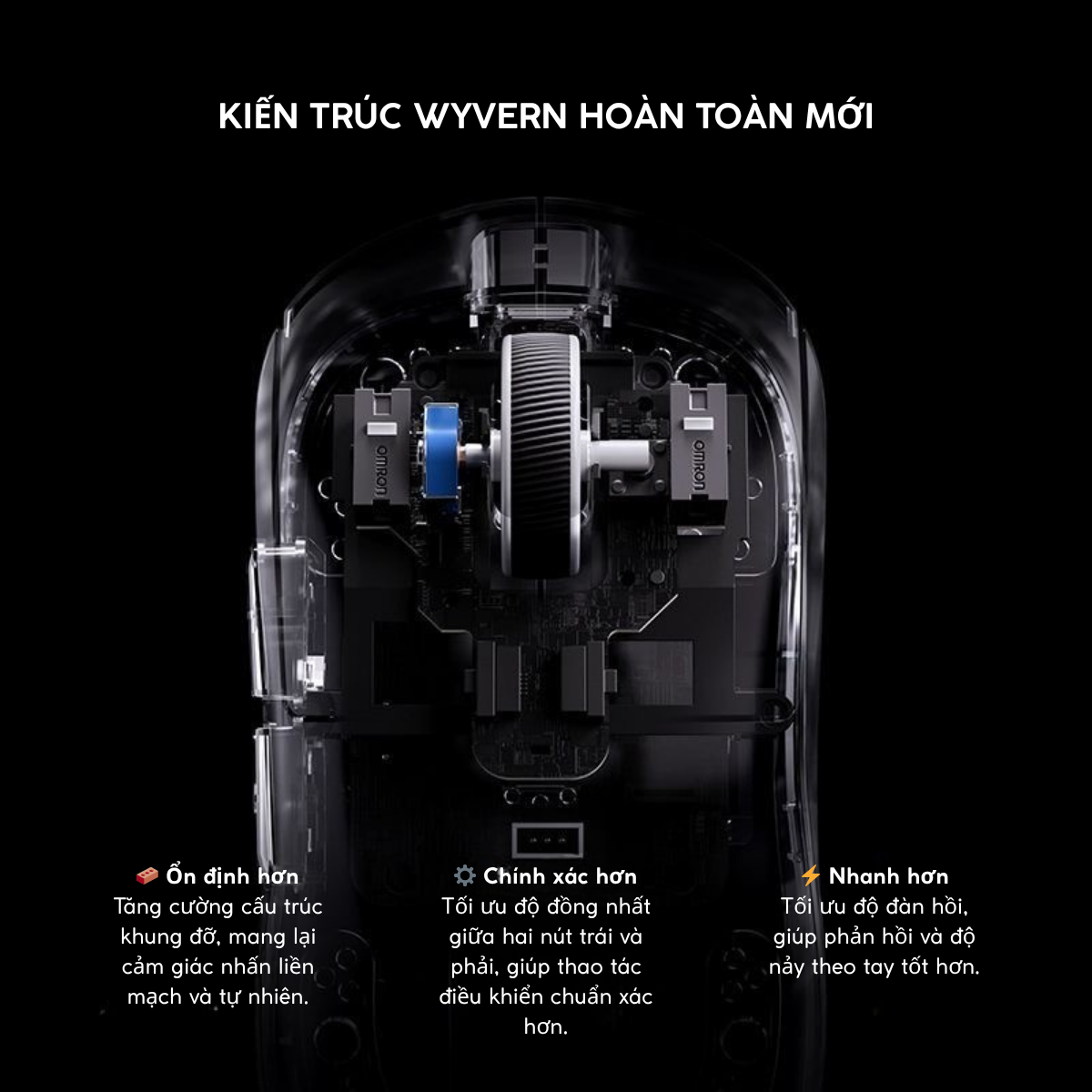 Chuột Gaming Không Dây MCHOSE A5 V3, PAW3395, MCU Realtek, Lớp Phủ Super Glide, Dual 8K