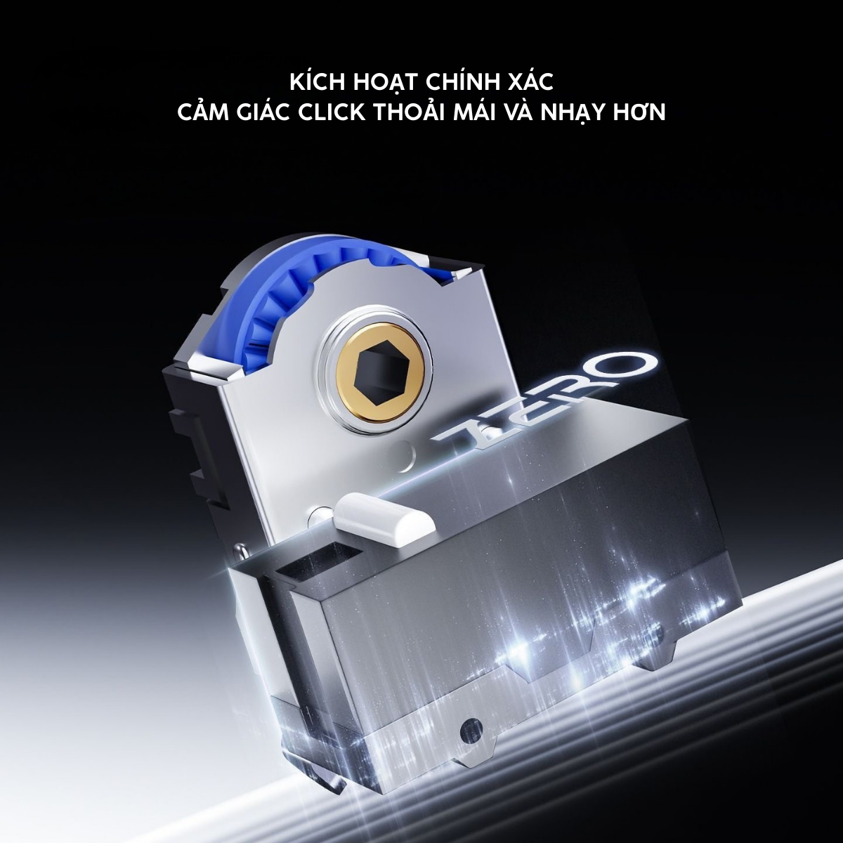 Chuột Gaming Không Dây ATK ZERO Series, Nordic 54H20, PAW 3950 Ultra, Delay 0.163ms, 800mAh, 39g±3g, Dongle GEM 8K