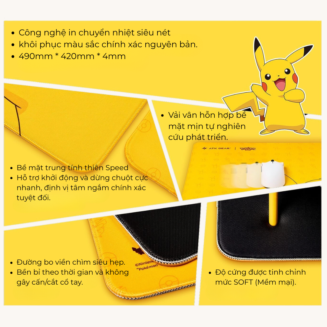 Lót Chuột ATK Gear Horizon x Pokémon (Phiên Bản Giới Hạn)