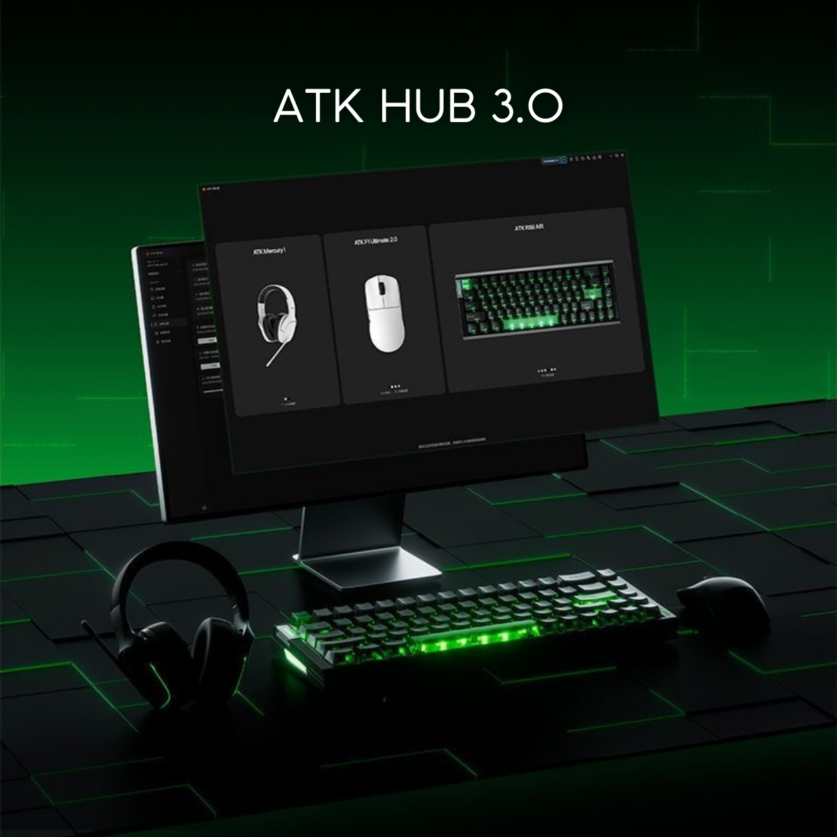 BÀN PHÍM GAMING HE ATK RS6 AIR, Polling Rate 8K, Độ Chính Xác 0.001mm, Scan Rate 256K, Độ Trễ 0.08ms, RGB 16.8 triệu màu