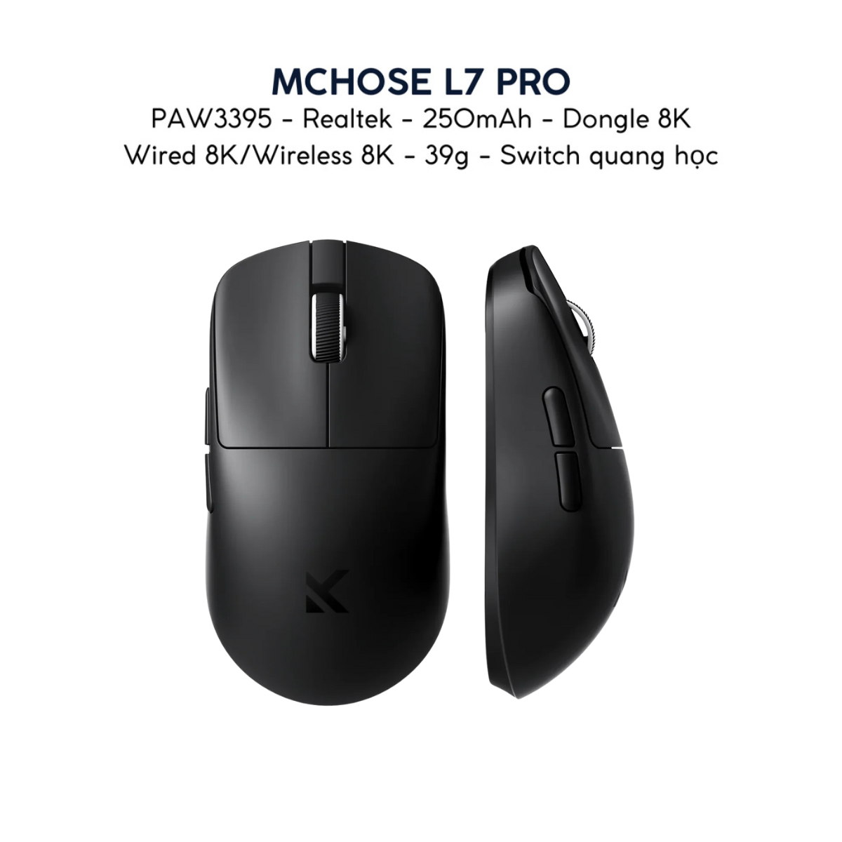 Chuột Gaming Không Dây MCHOSE L7 / L7 PRO / L7 ULTRA