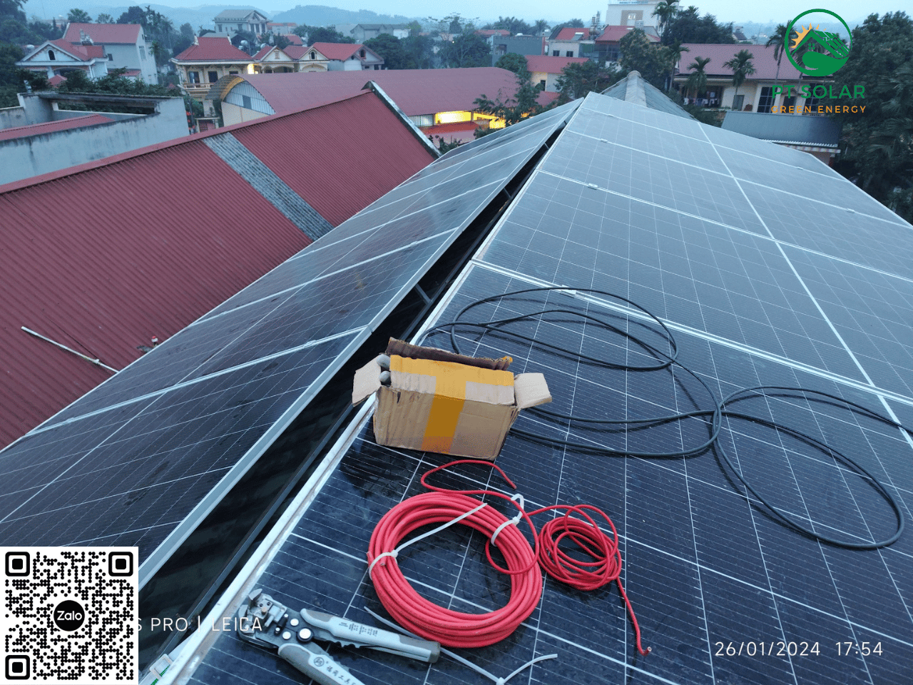 Hệ thống Hòa lưới có lưu trữ (Hybrid) 7,26kWp - 1 pha (Yên Lập - Phú Thọ)