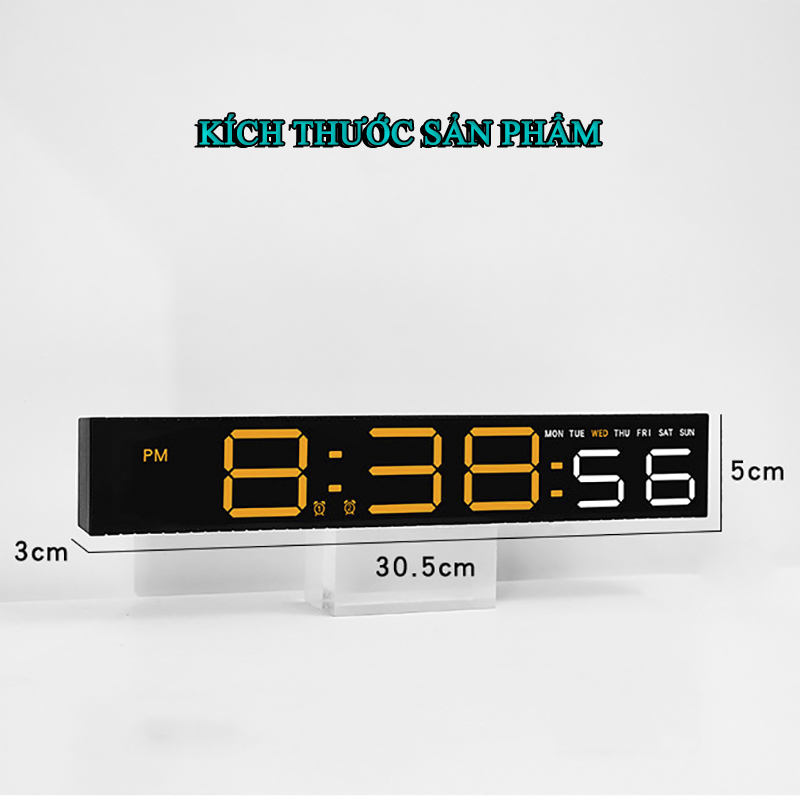 Thông Số Kĩ Thuật Của Đồng Hồ LED 5517 Decor Để Bàn