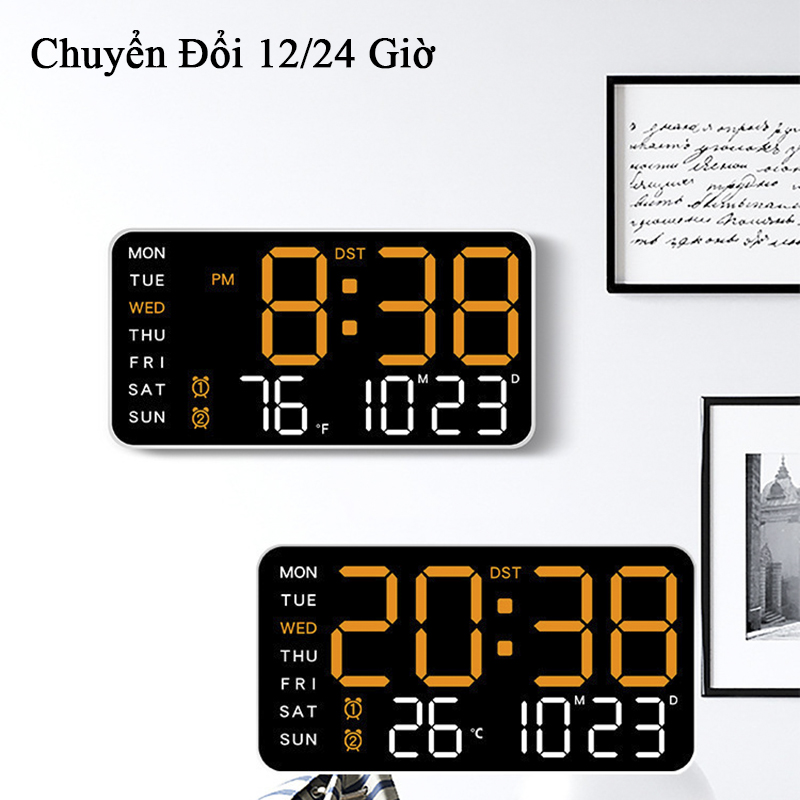 Tại Sao Bạn Nên Mua Đồng Hồ LED Digital Decor Để Bàn Báo Thức Hiển Thị Thời Gian Nhiệt Độ Chức Năng Đếm Ngược - 6659 Tại Khosivn?
