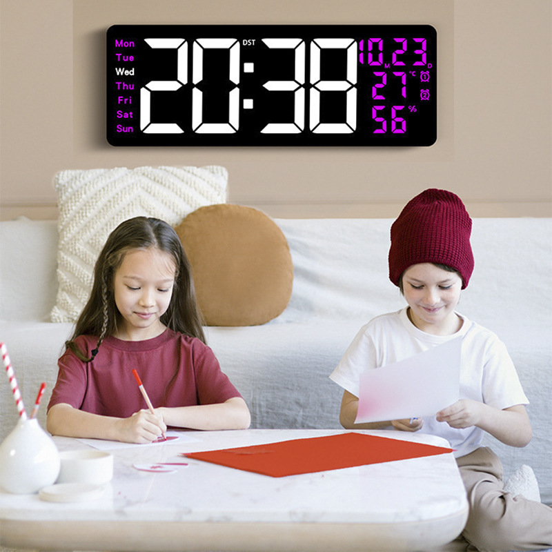 Tại Sao Bạn Nên Mua Đồng Hồ LED Điện Tử Decor 17 inch Kích Thước Lớn Găn Tường Treo Tường Có Remote Bấm Giờ Đếm Ngược - 6670 Tại Khosivn?