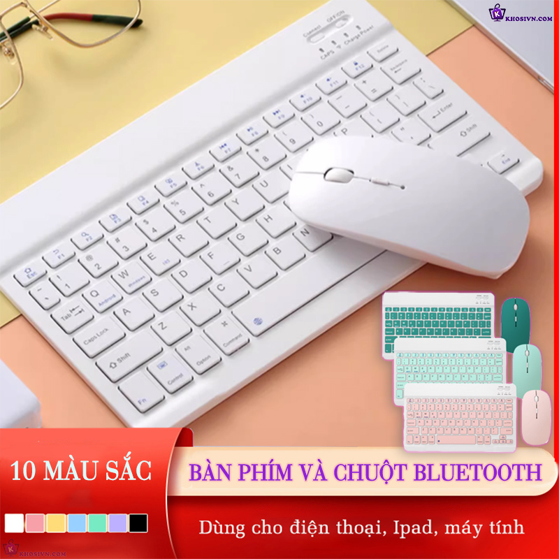 Bộ Bàn Phím Bluetooth Không Dây 10 inch Cho Điện Thoại Máy Tính Bảng - B1