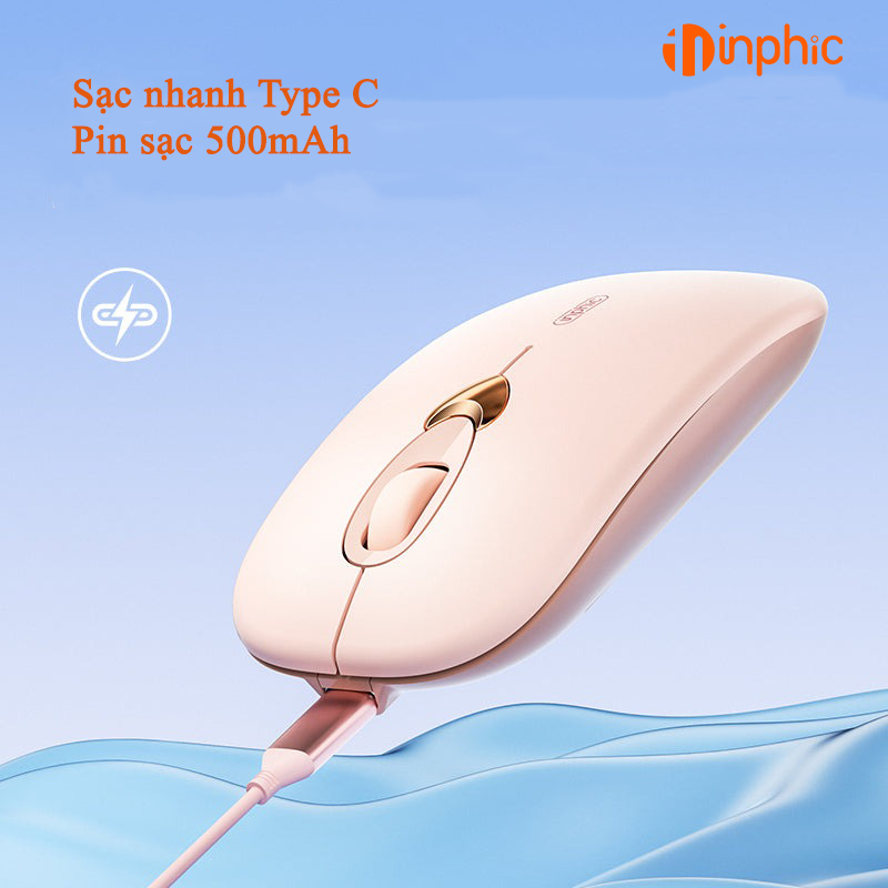 Ưu điểm nổi bật của Chuột Văn Phòng Inphic Bluetooth Dùng Cho Điện Thoại, Tablet, Máy Tính Bảng, Laptop - Inphic Q8