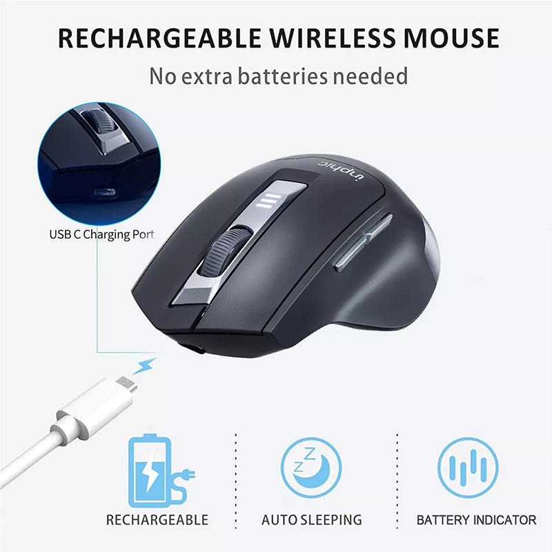 Ưu điểm nổi bật của Chuột Gaming Inpic Chống Mỏi Tay Kết Nối Wrieless 2.4G - Inphic M9
