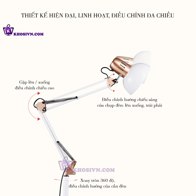 Sử Dụng Đèn Cây Đứng Pixar 880B Đúng Cách