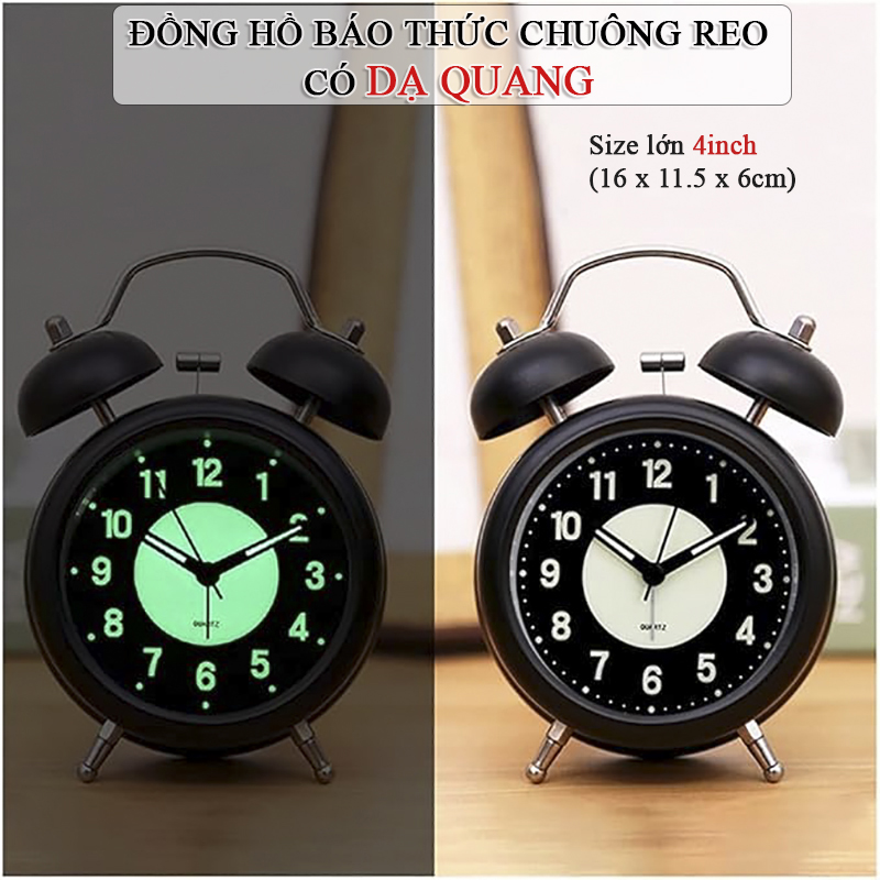 Thông Số Kỹ Thuật Của Đồng Hồ Chuông Reo DHCR-3304 Dạ Quang