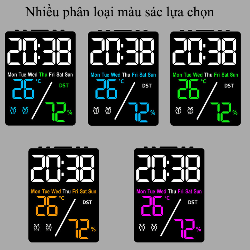 Lợi Ích Khi Sử Dụng Đồng Hồ LED 5508 Để Bàn Hiển Thị Nhiệt Độ, Độ Ẩm, Báo Thức