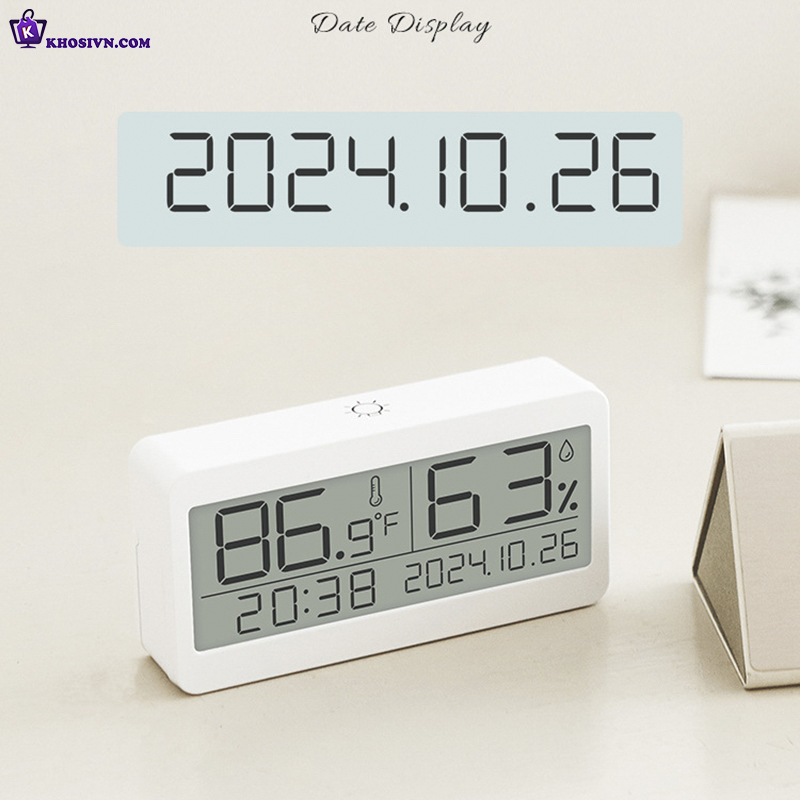 4. Tại Sao Bạn Nên Mua Đồng Hồ LED LCD Đo Độ Ẩm Màn Hình Để Bàn Có Chức Năng Báo Thức, Đo Nhiệt Độ, Hiển Thị Thời Gian - 813EN Tại Khosivn?