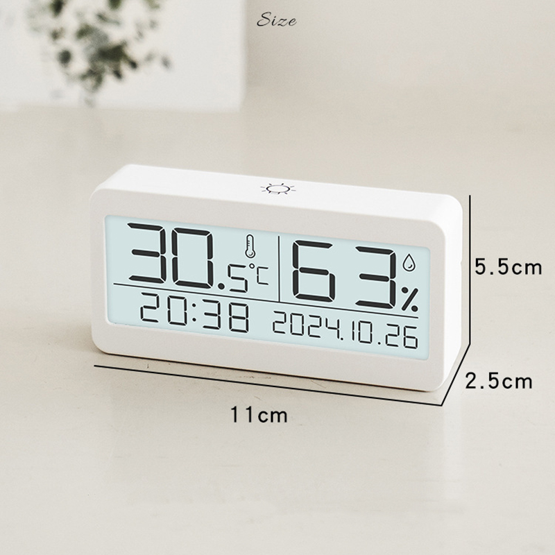 5. Địa Chỉ Mua Sỉ Đồng Hồ LED LCD Đo Độ Ẩm Màn Hình Để Bàn Có Chức Năng Báo Thức, Đo Nhiệt Độ, Hiển Thị Thời Gian - 813EN Tại TPHCM - Khosivn.com