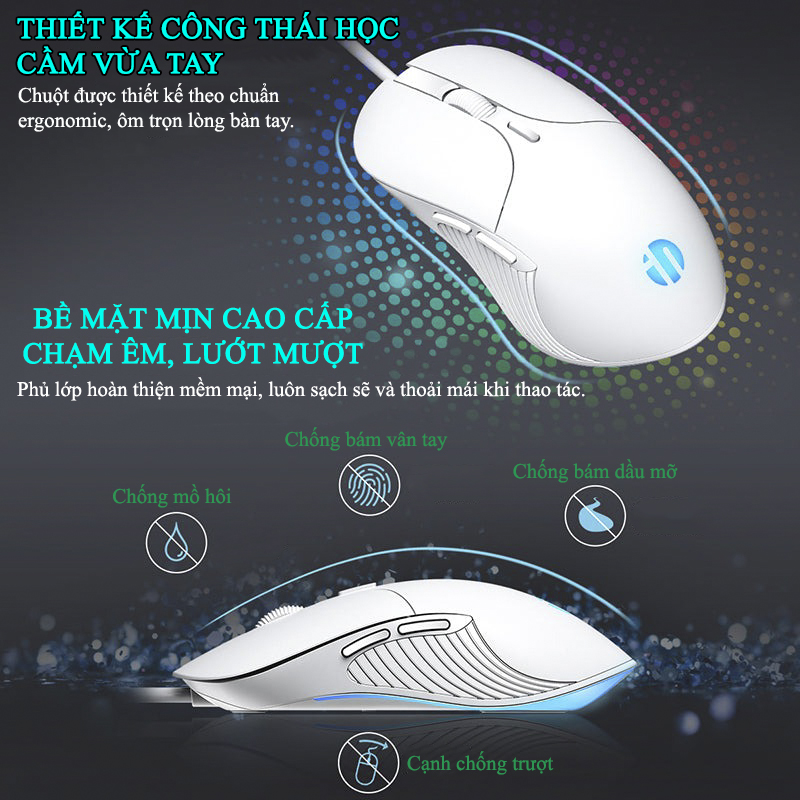 Ưu điểm nổi bật của Chuột Gaming Inphic Có Dây LED RGB - Inphic B1