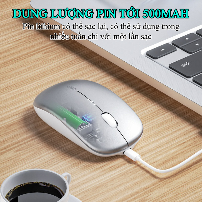 Chuột Văn Phòng Inphic Không Dây Buetooth 2.4G - Inphic M1