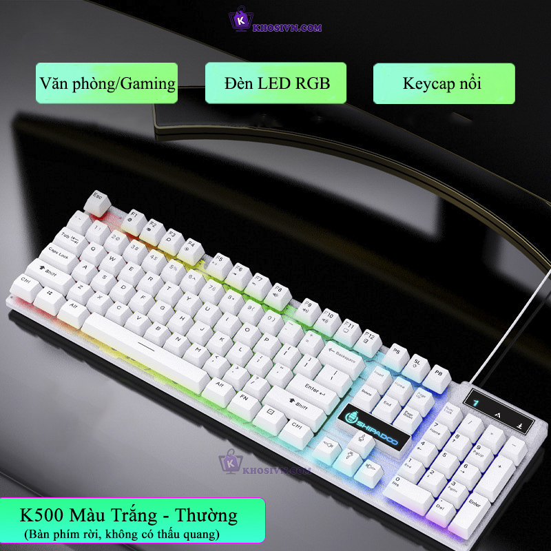 Tại Sao Nên Mua Bàn Phím Giả Cơ Gaming LED RGB Có Dây Tại Khosivn.com?
