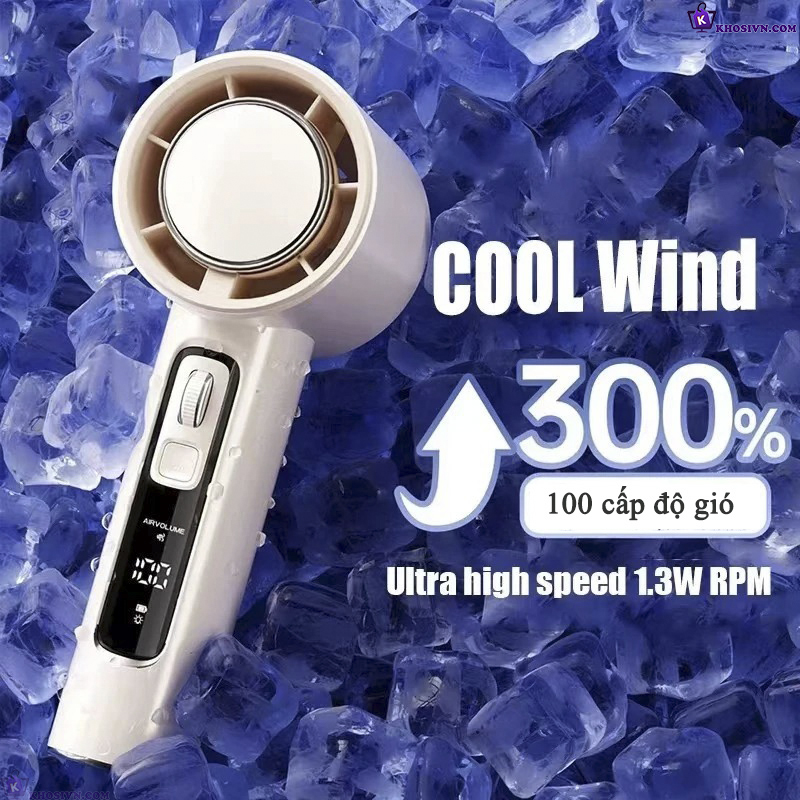 Tại Sao Bạn Nên Mua Quạt Turbo Cầm Tay Tích Điện Hiện Đại Gió Mạnh Làm Mát Nhanh 100 Cấp Độ Gió N100 Tại Khosivn?