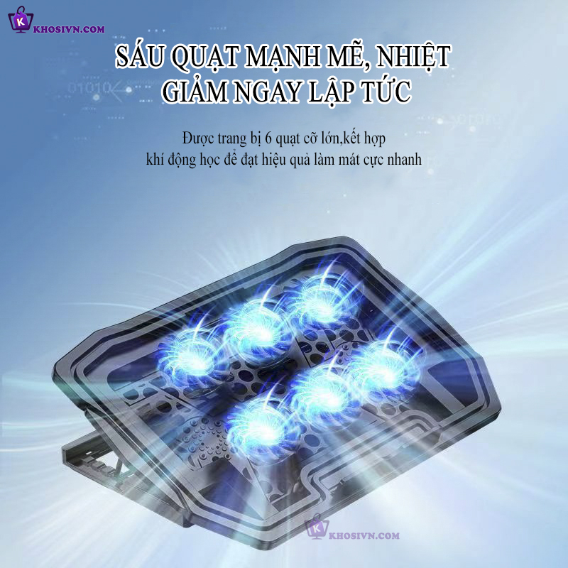Đặc Điểm Nổi Bật Của Đế Tản Nhiệt Laptop Gaming 15inch Nouxi H9