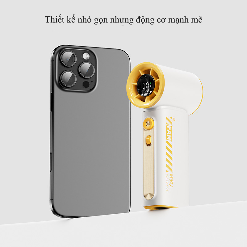 Thông Số Kỹ Thuật Của Quạt Turbo Cầm Tay Mini Gió Mạnh 10m/s 100 Cấp Độ Gió N108