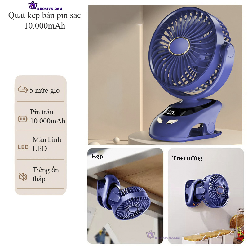 Điểm Nổi Bật Của Quạt Tích Điện N33