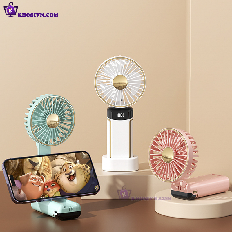 Tại Sao Bạn Nên Mua Quạt Tích Điện Cầm Tay Mini X206  Tại Khosivn?