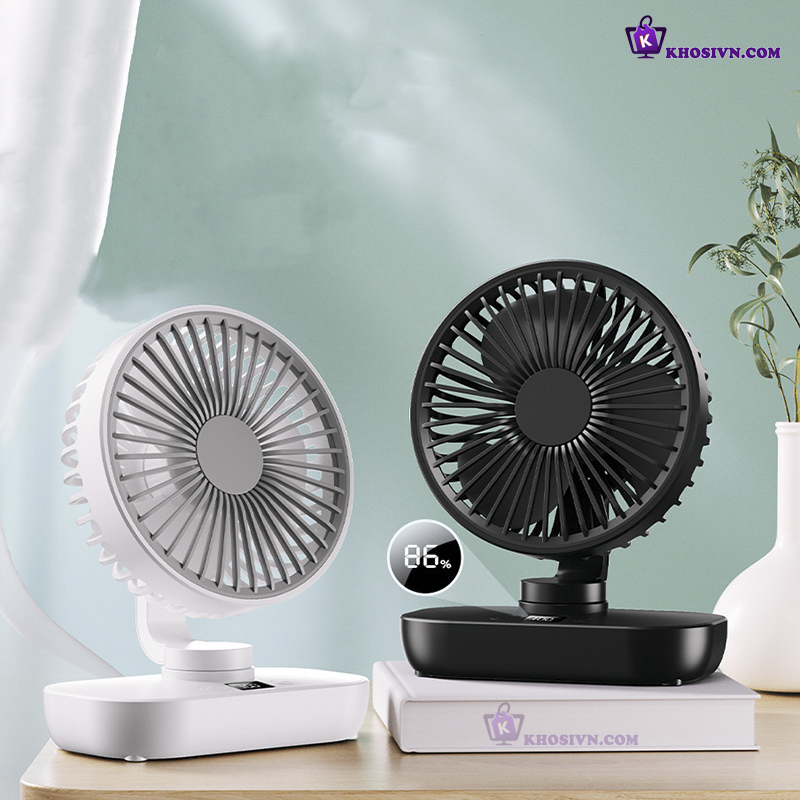 Địa Chỉ Mua Sỉ Quạt Tích Điện Mini Để Bàn D606Y Tại TPHCM