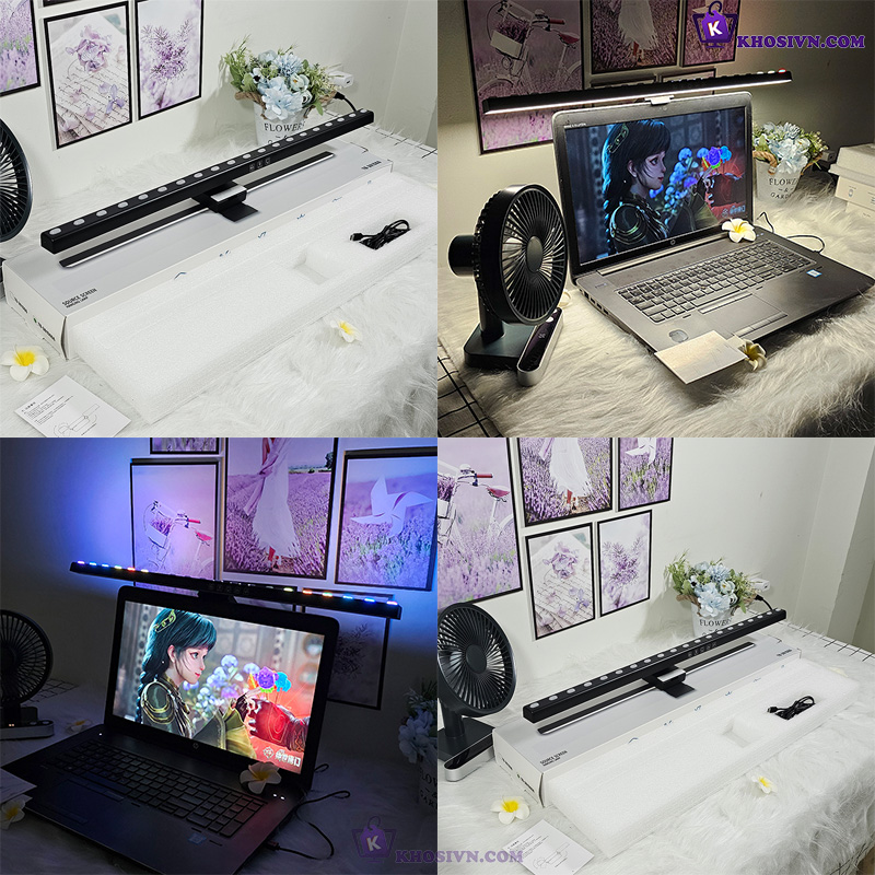 Địa Chỉ Mua Sỉ Đèn Treo Màn Hình Máy Vi Tính Chống Mỏi Mắt Size 60cm Có Đèn Nền RGB Điều Chỉnh Độ Sáng TB-301SGS6 Tại TPHCM