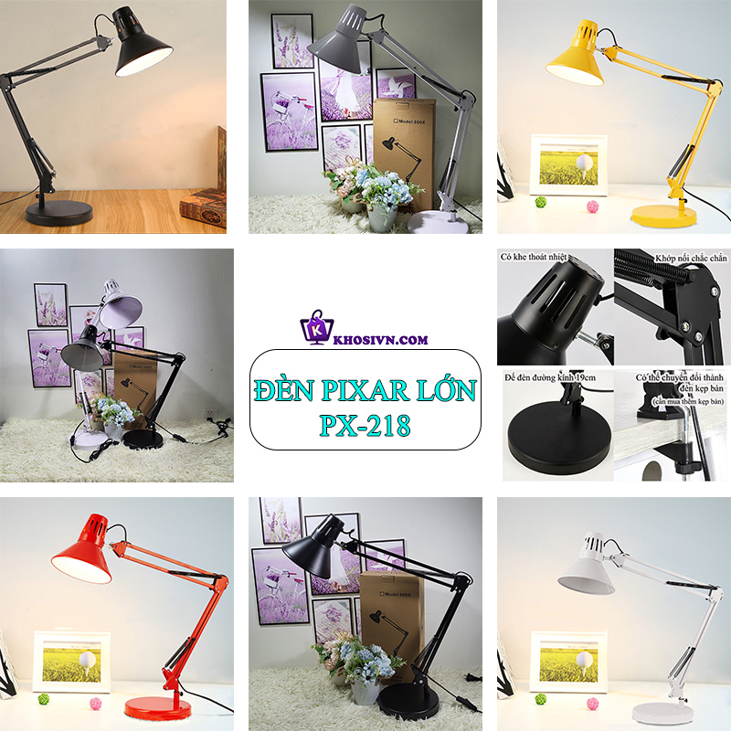 Đèn Pixar Để Bàn Size Lớn, Đèn Học Pixar Chống Cận Thị PX-218