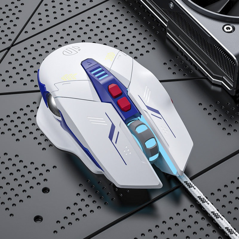 Chuột Gaming Inphic Có Dây Chuyên Game Dpi 7200 Siêu Nhạy Có LED RGB - Inphic W9