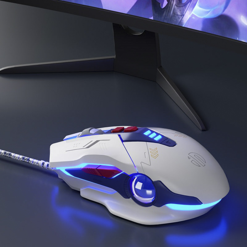 Địa Chỉ Mua Sỉ Chuột Gaming Inphic Có Dây Chuyên Game Dpi 7200 Siêu Nhạy Có LED RGB - Inphic W9 Tại TPHCM - Khosivn.com