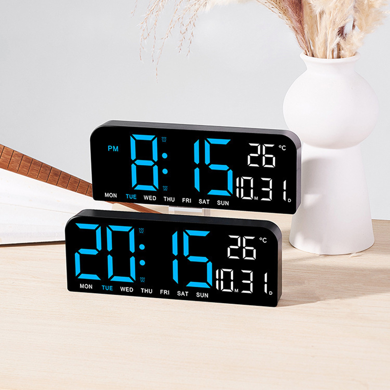 Đồng Hồ LED Điện Tử Để Bàn Gắn Tường Có Chức Năng Báo Thức, Đếm Ngược, Bấm Giờ, Đo Nhiệt Độ - 0707