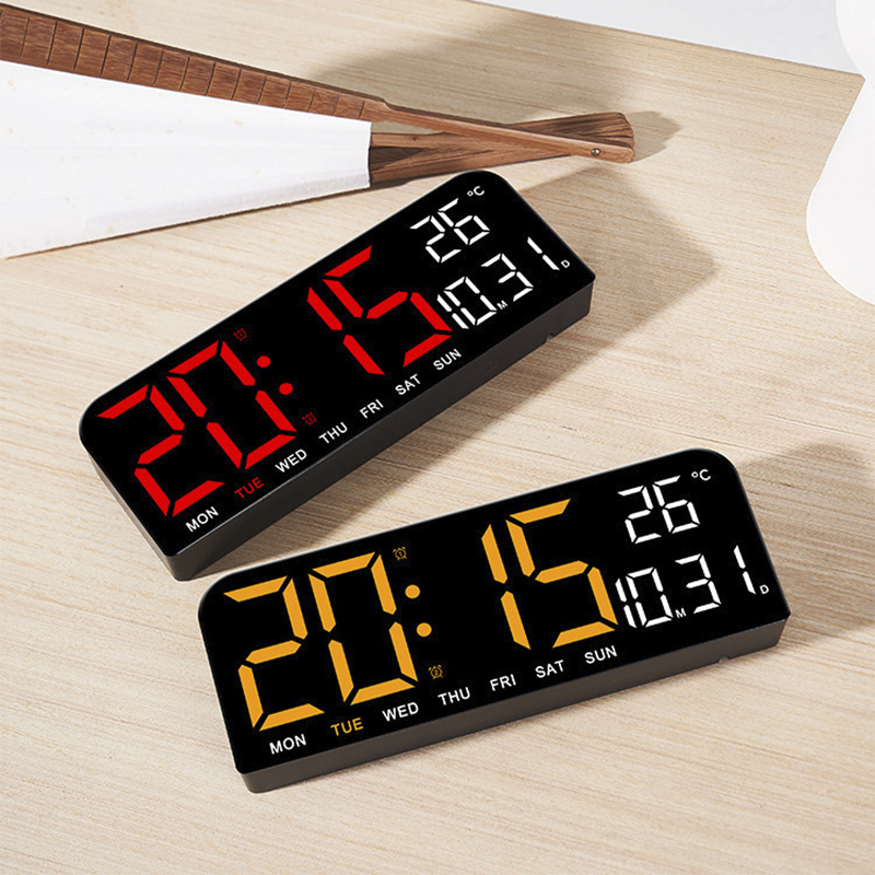 Đồng Hồ LED Điện Tử Để Bàn Gắn Tường Có Chức Năng Báo Thức, Đếm Ngược, Bấm Giờ, Đo Nhiệt Độ - 0707