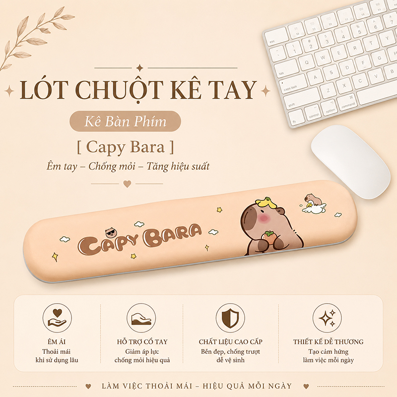 Đặc Điểm Nổi Bật Của KÊ BÀN PHÍM Dùng Để Kê Tay Khi Sử Dụng Bàn Phím