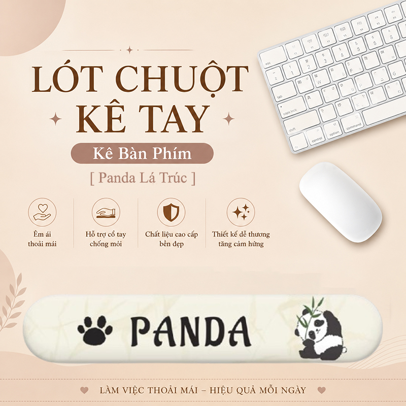 Lót Chuột Có Đệm Kê Cổ Tay Chống Mỏi, KÊ BÀN PHÍM Dùng Để Kê Tay Khi Sử Dụng Bàn Phím