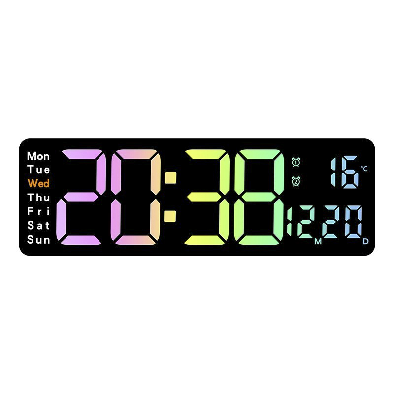 Đồng Hồ LED Treo Tường Để Bàn Có Báo Thức, Đếm Ngược, Bấm Giờ - 6629