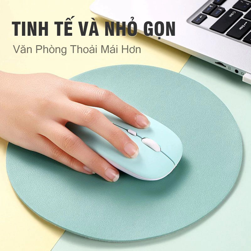 Chuột Bluetooth Không Dây Pin Sạc Siêu Mỏng Chuột Dùng Cho Điện Thoại Máy Tính - M1