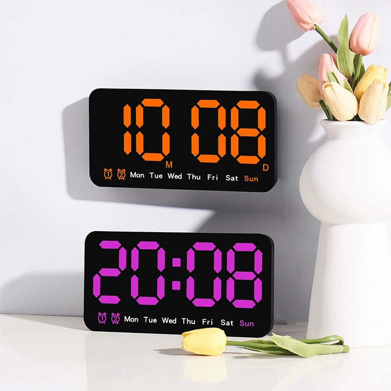 Địa Chỉ Mua Sỉ Đồng Hồ LED Báo Thức Để Bàn Gắn Tường Đa Chức Năng - 6638 Tại TPHCM - Khosivn.com